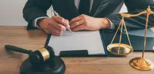 Lawyer at work